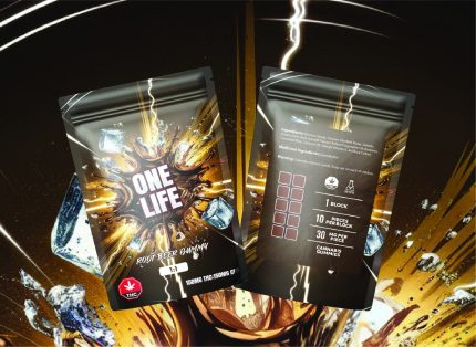 One Life Edibles – Root Beer Gummy – 150mg THC + 150mg CBD