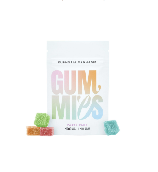 Euphoria Cannabis – Party Pack Gummies 100MG THC