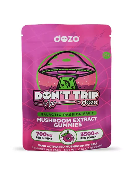 Galactic Passion Fruit Dozo Don’t Trip Mushroom Gummies 3500MG
