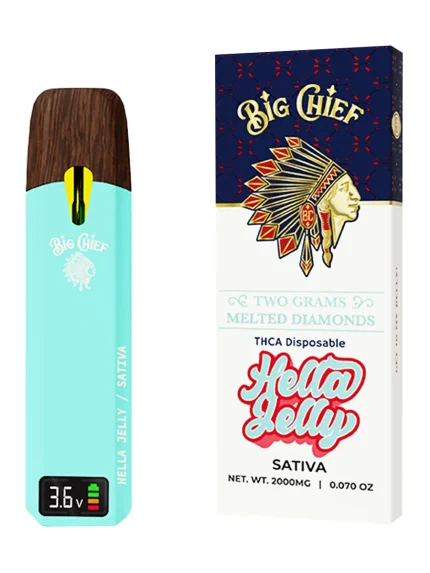 Hella Jelly Big Chief Melted Diamond THCA Disposable 2G