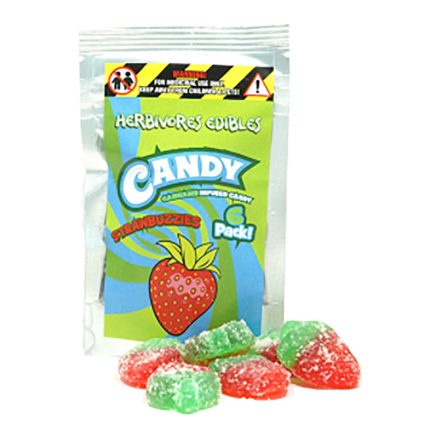 Herbivores Edibles – Strawbuzzies 150MG CBD