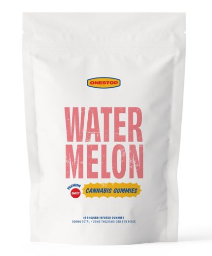 One Stop – Watermelon 1:1 Gummies 500MG