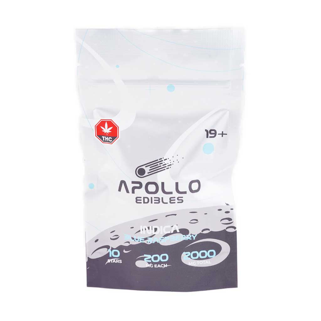 Apollo Edibles – Green Apple Shooting Stars 2000MG THC (SATIVA)