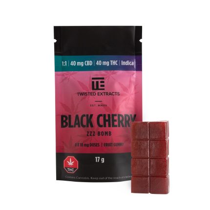 Twisted Extracts – Black Cherry Zzz Bomb 80MG 1:1