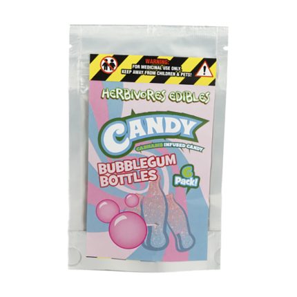 Herbivore Edibles – Bubblegum Bottles 150MG THC