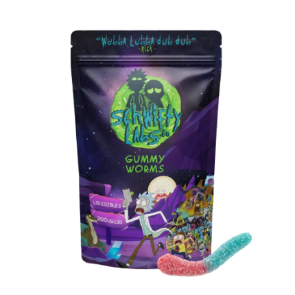 LSD Edible 200ug Gummy Worm Schwifty Labs